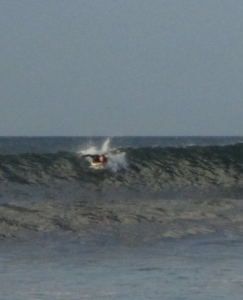 Alvin Donovan surfing